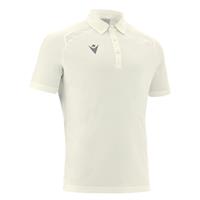 Hutton Shirt WHT L Teknisk polo - Unisex